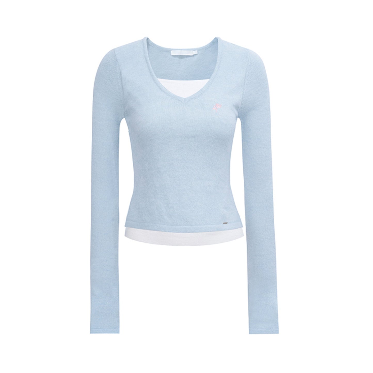 Soft Embroidered Knit Sweater