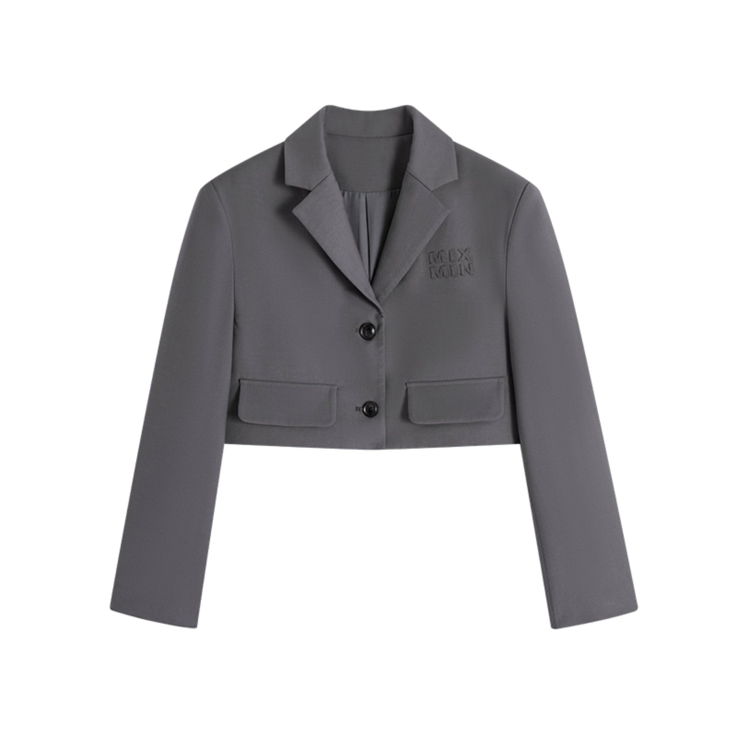 Chic Short Gray Jacket