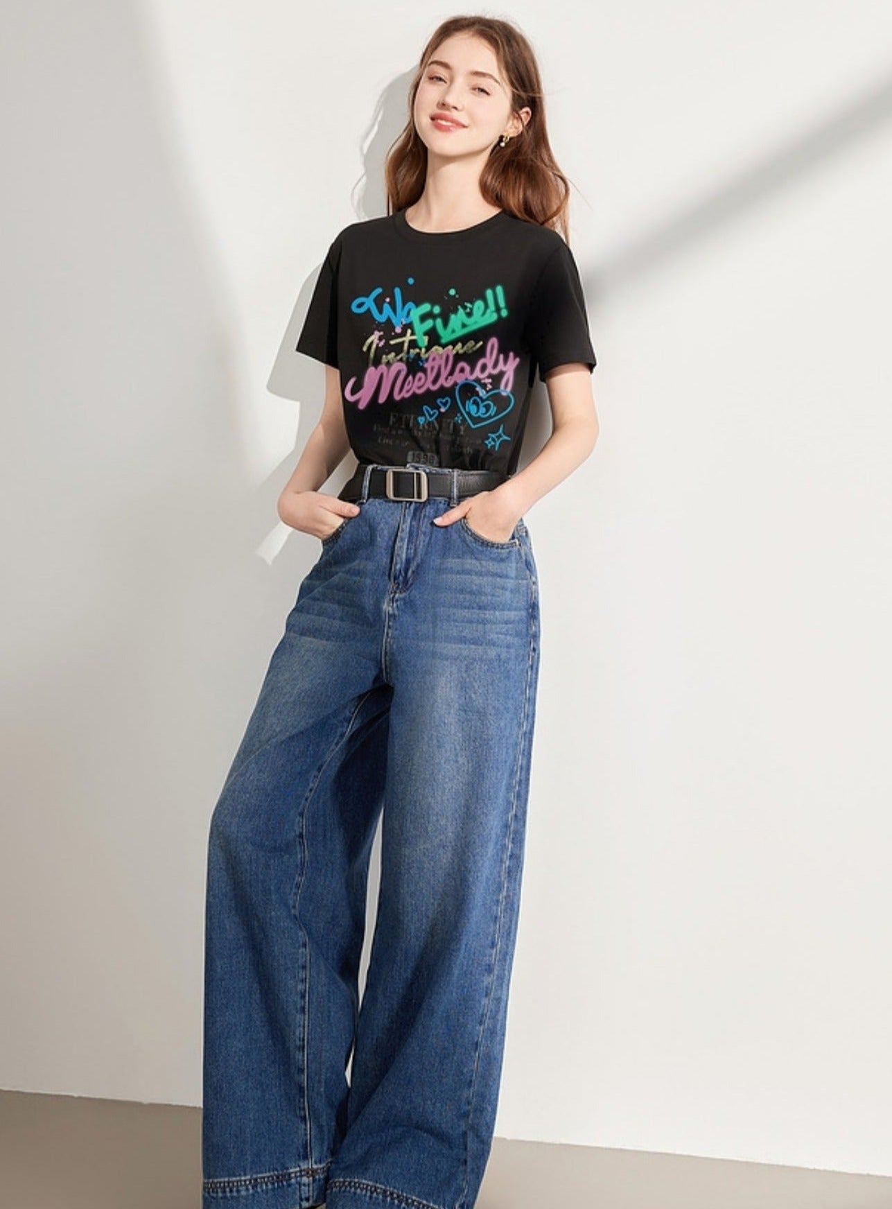 베이스 의류 티셔츠