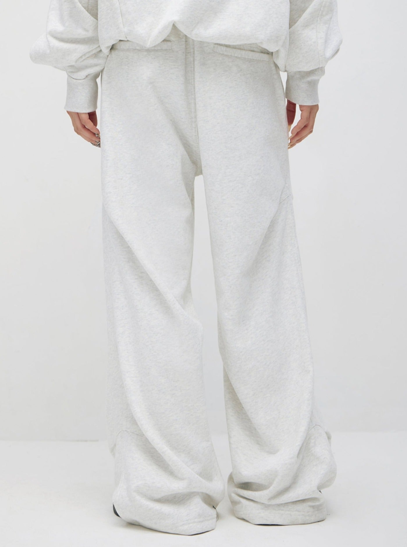 Embroidered Logo Athleisure Hoodie Set-Up