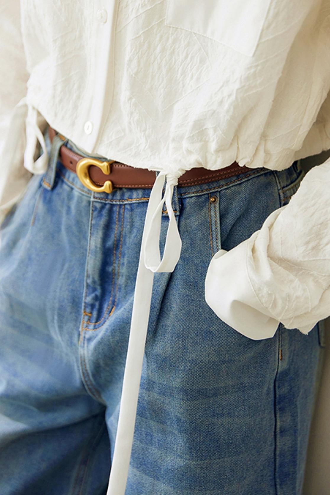 프렌치 슬림 크롭 재킷