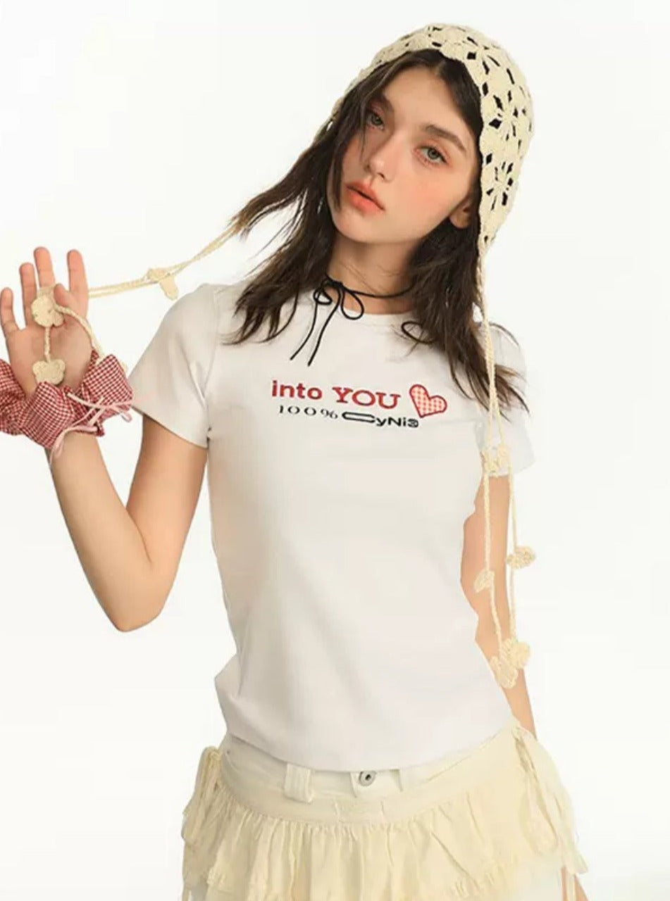 High-Class Slogan Camisole Top