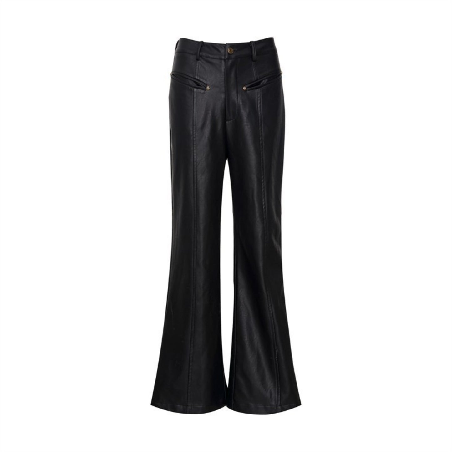 Eco Patchwork Leather Trousers