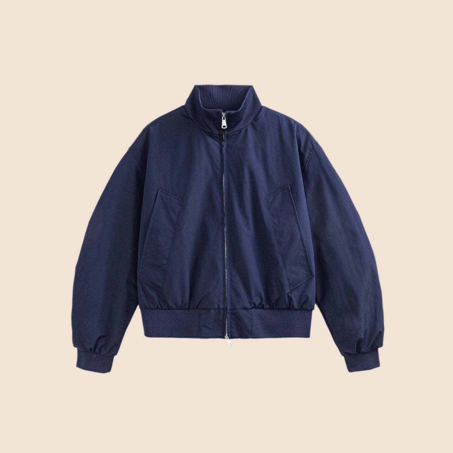 Stand Collar Aviator Jacket