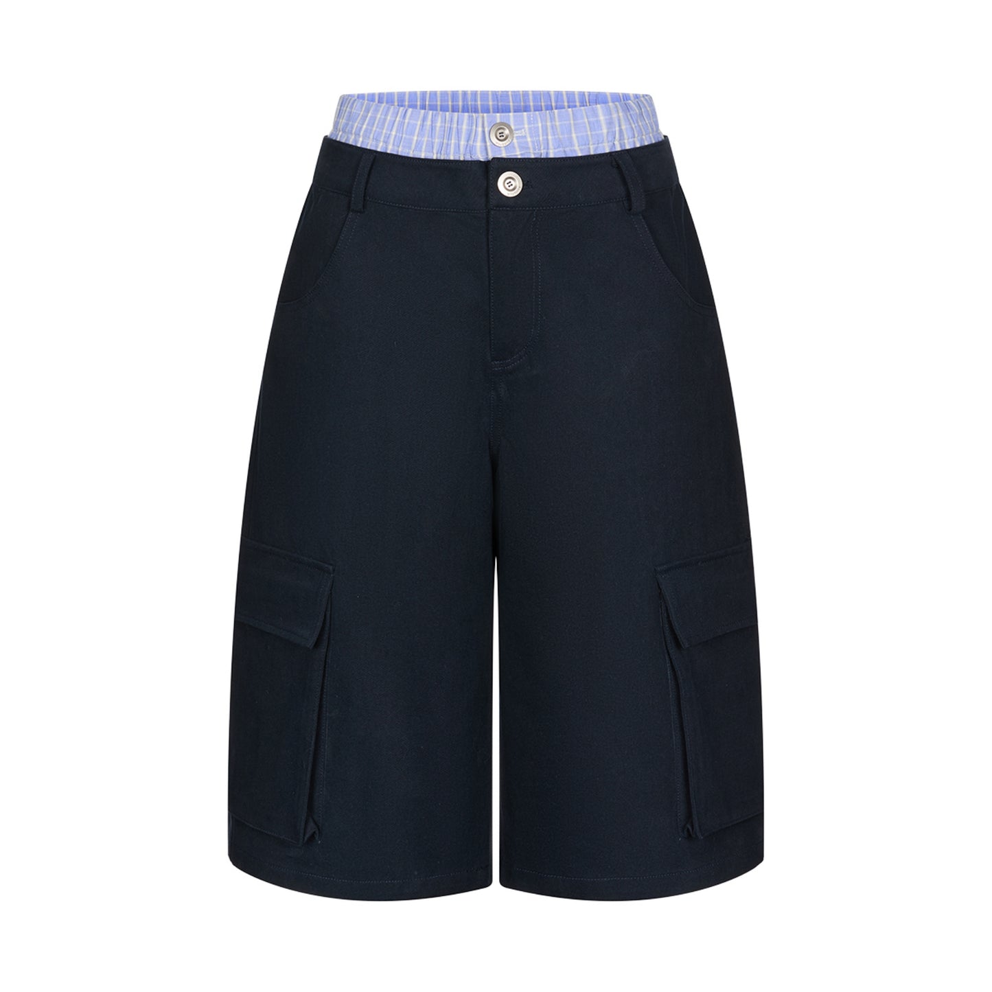 Mid Length Loose Wide Pants