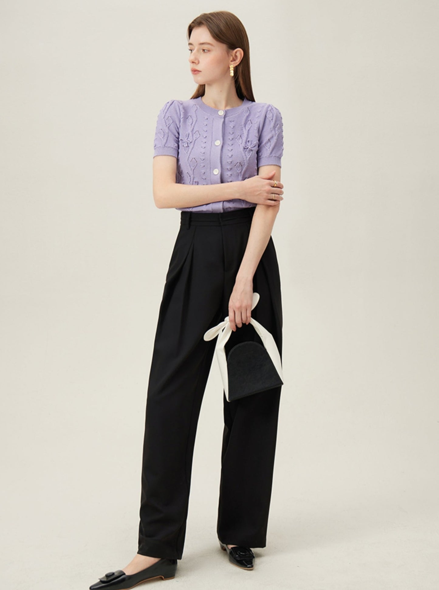 Commuter Straight Leg Casual Pants