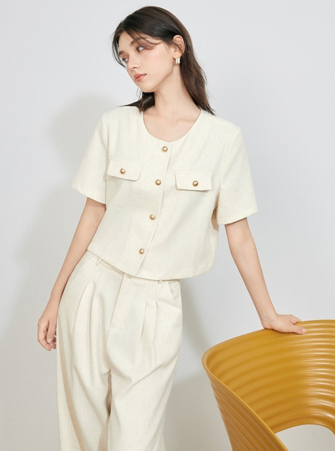 작은 향기 통근용 2피스 세트