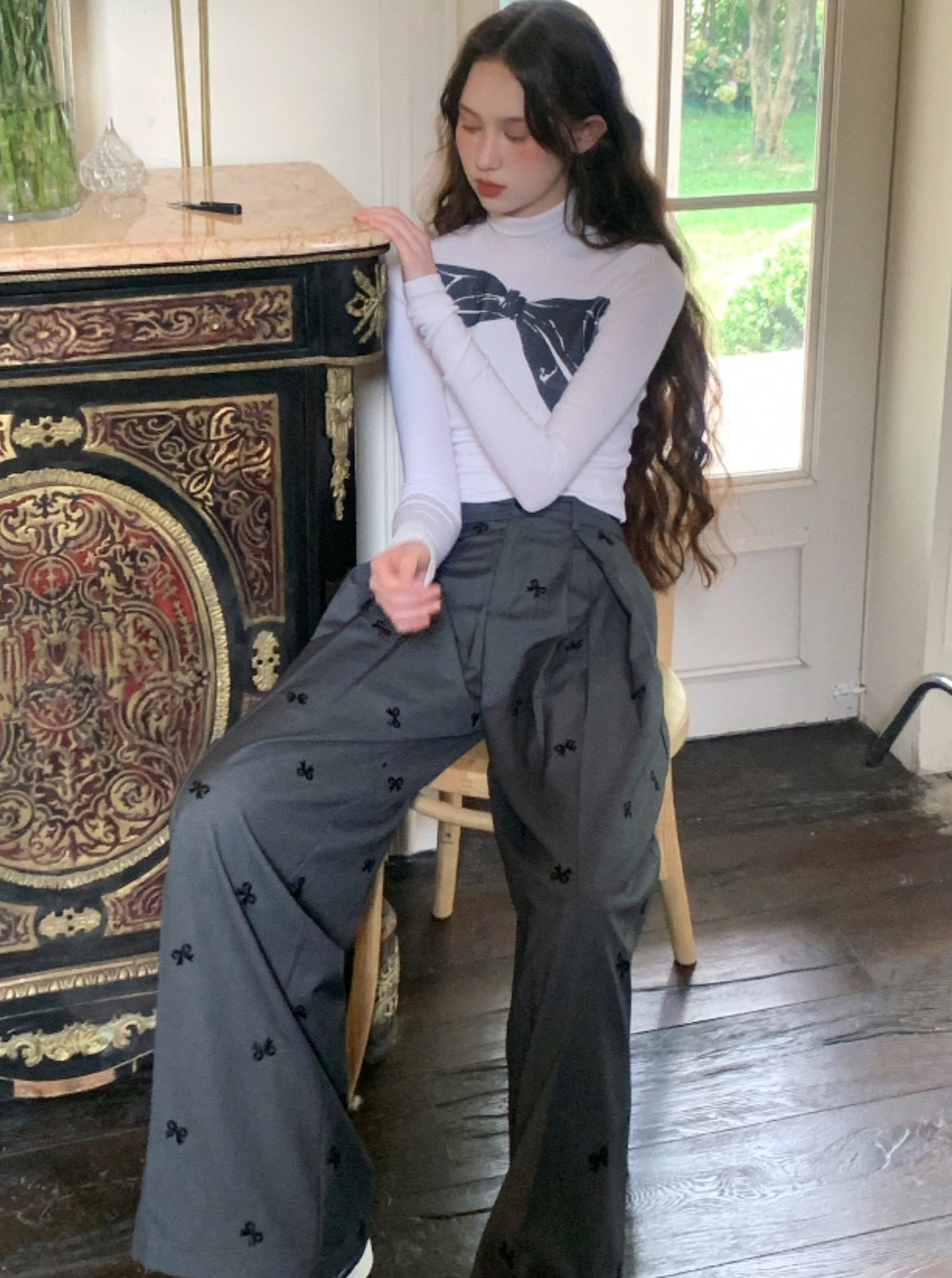 Pantalons décontractés imprimés Ignite Heart