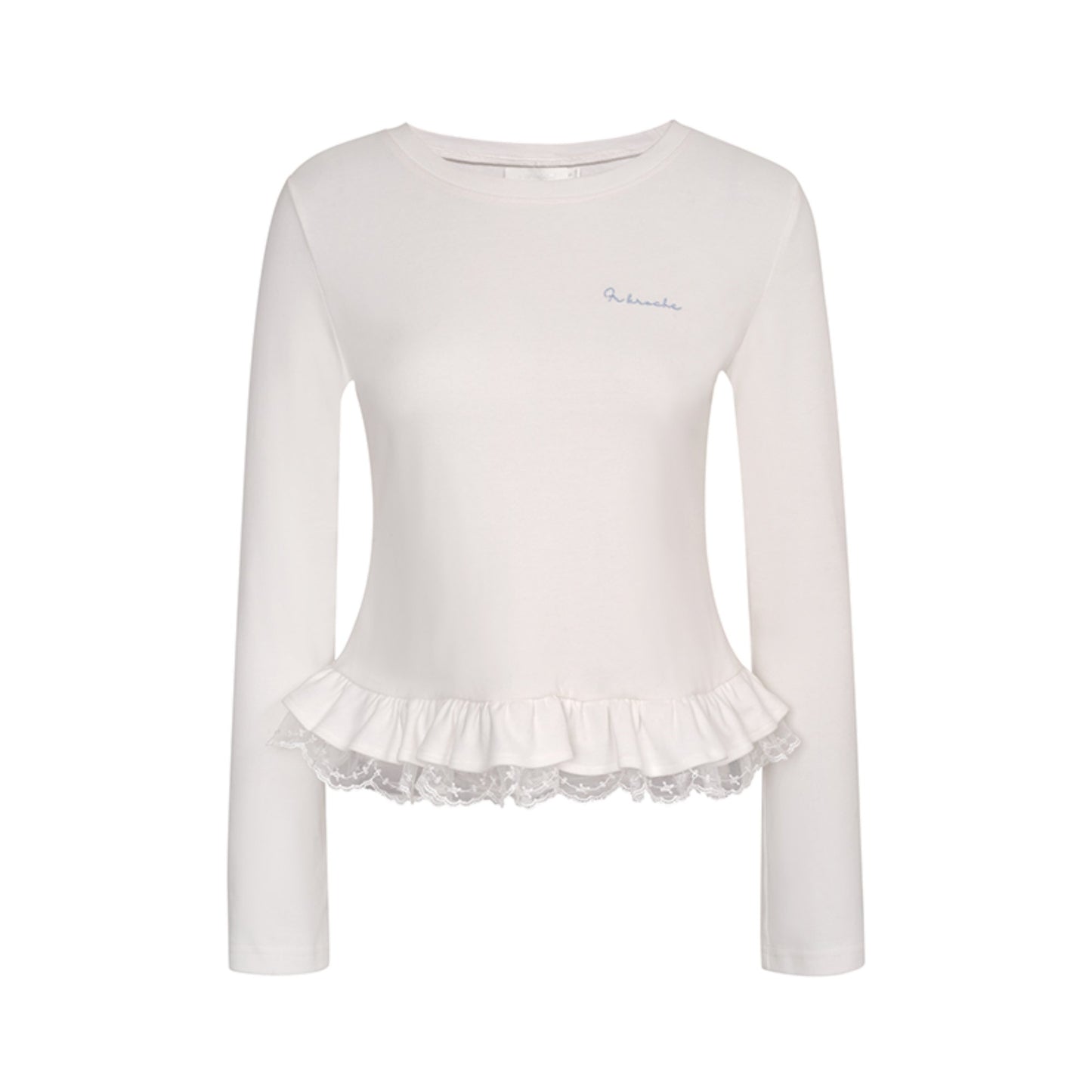 Blokette Reversible Lace Ruffle Tee