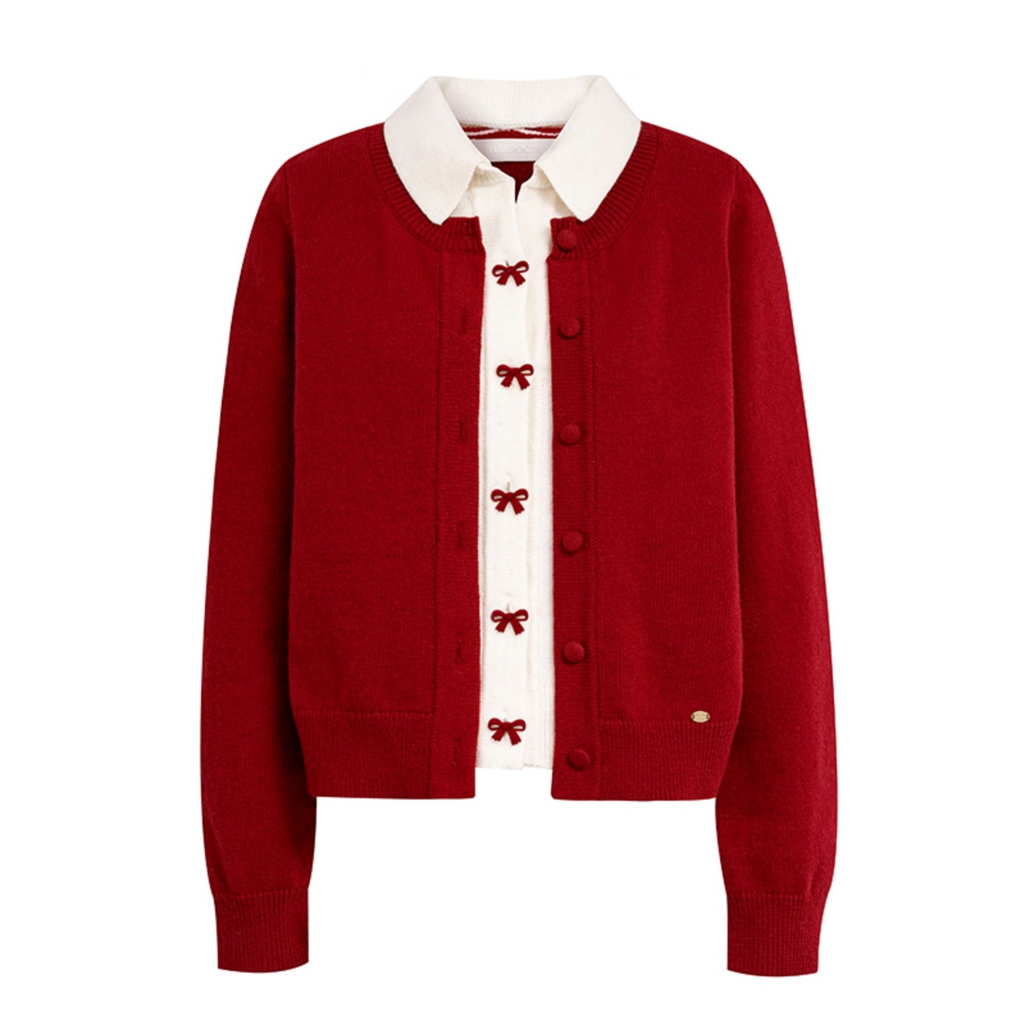 Three-Piece Knit Sweater