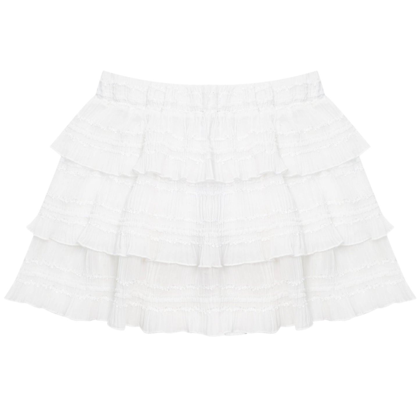 White Layered Skirt