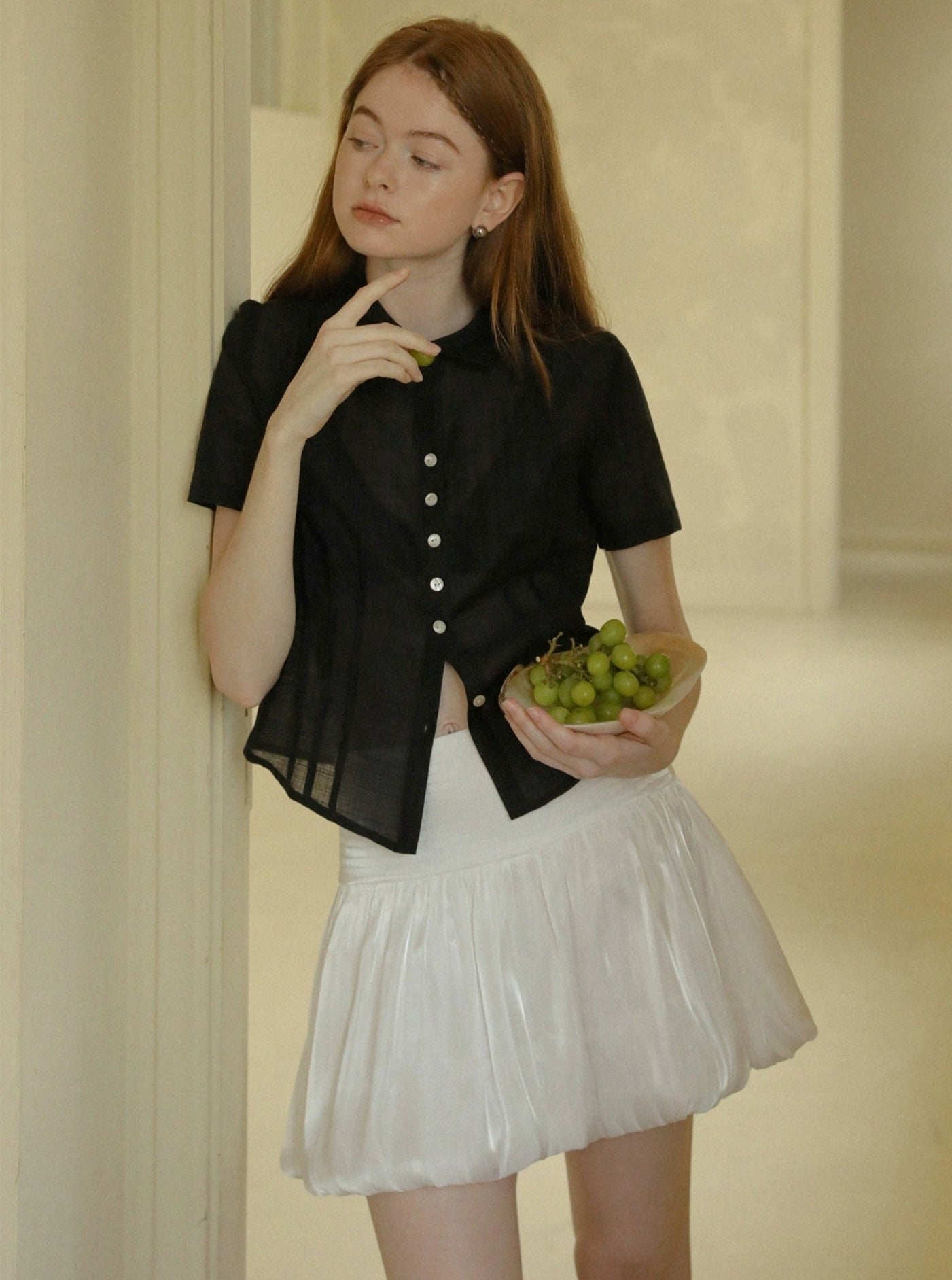 Elegant French A-Line Skirt