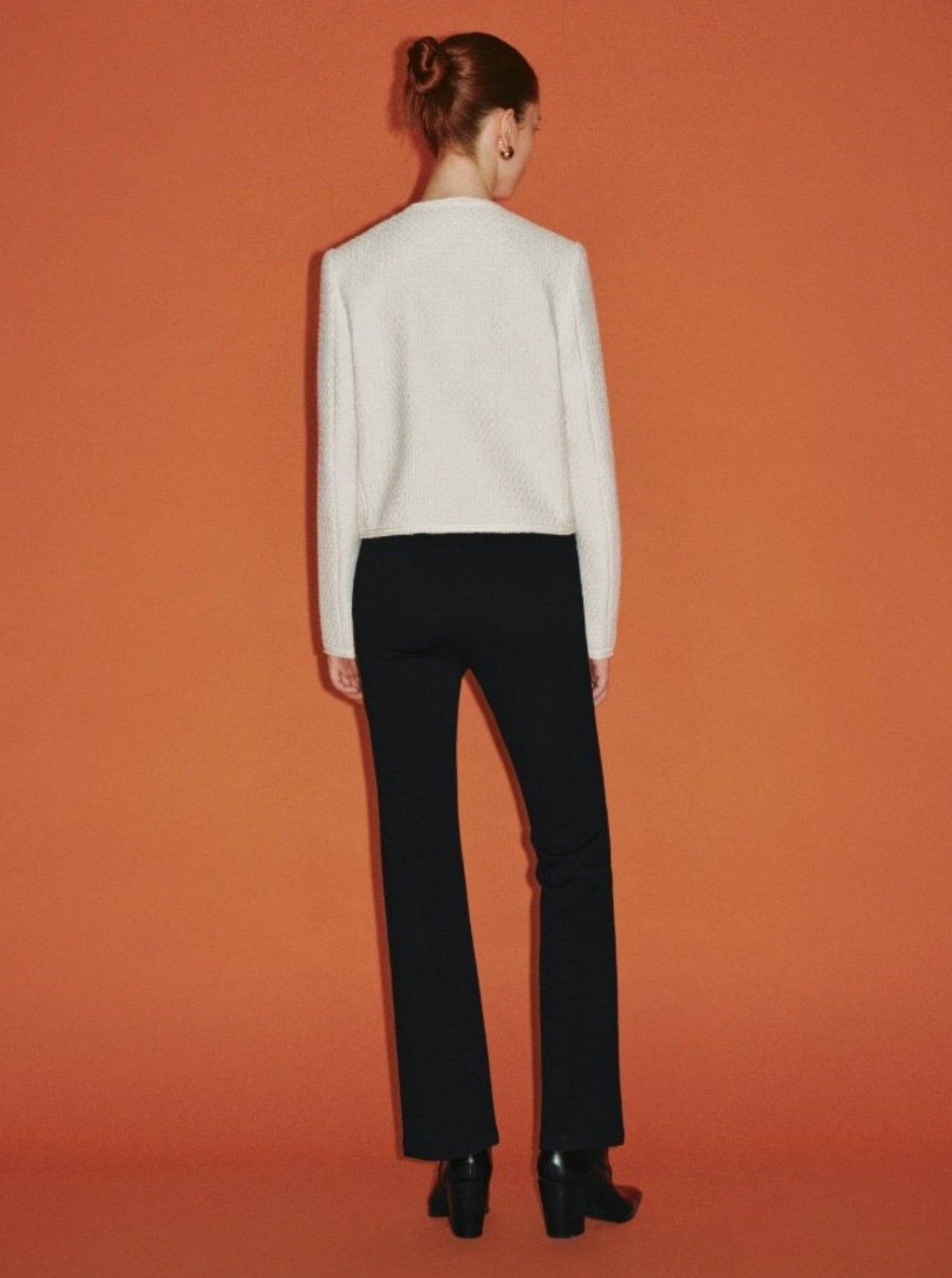 Fragrance Texture Button Jacket