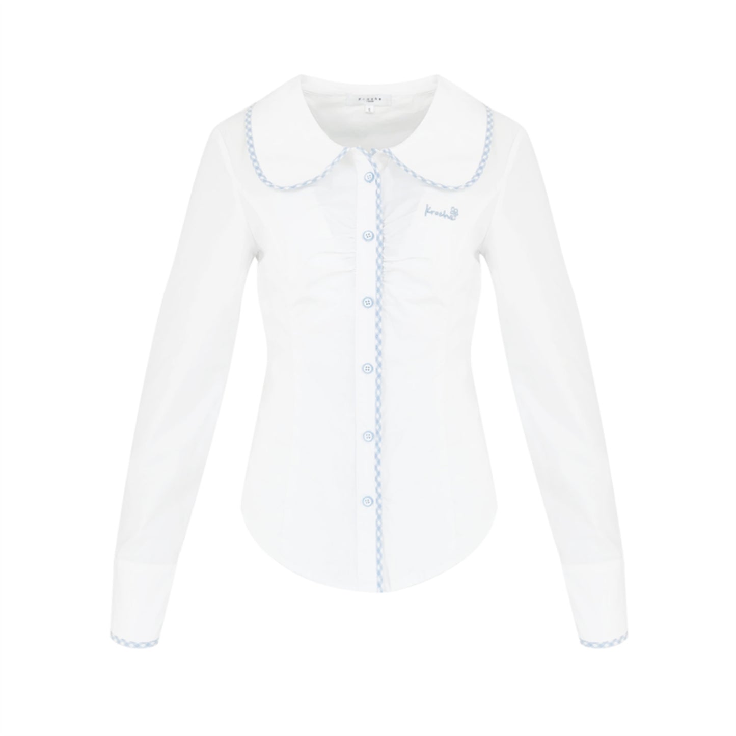 Doll Collar Waist Shirt