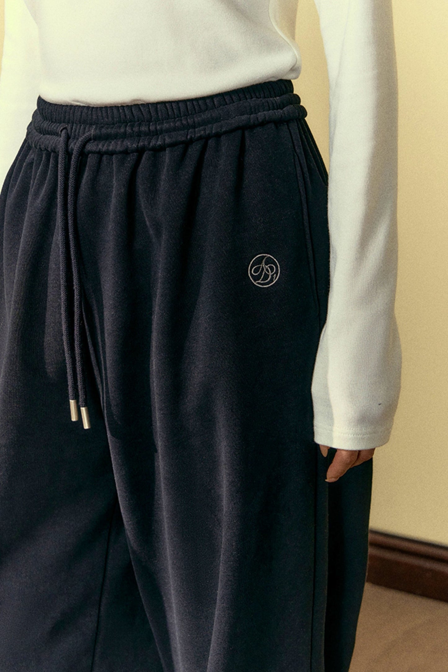 Pantalons de survêtement décontractés à jambe droite