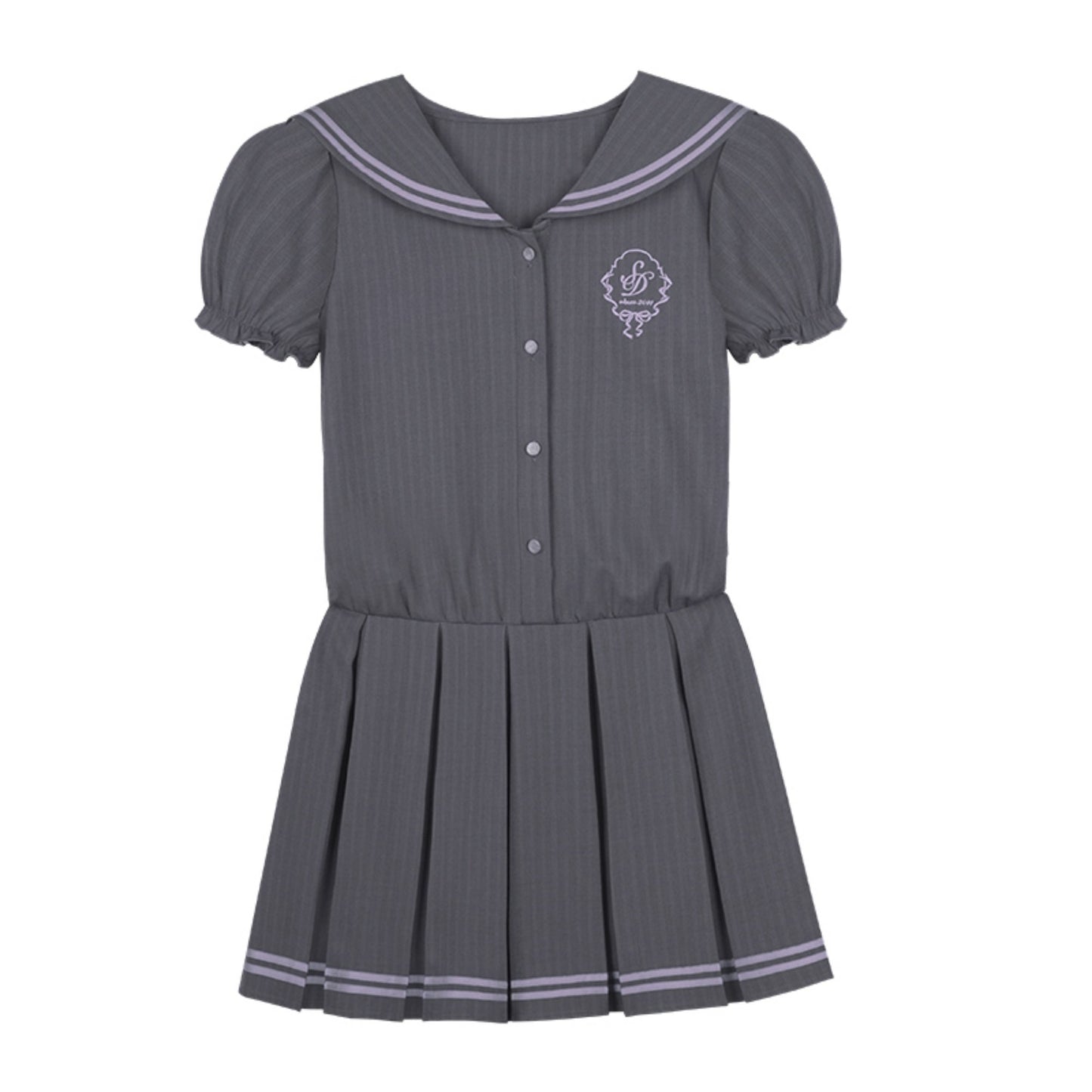 Gray Sailor Dress