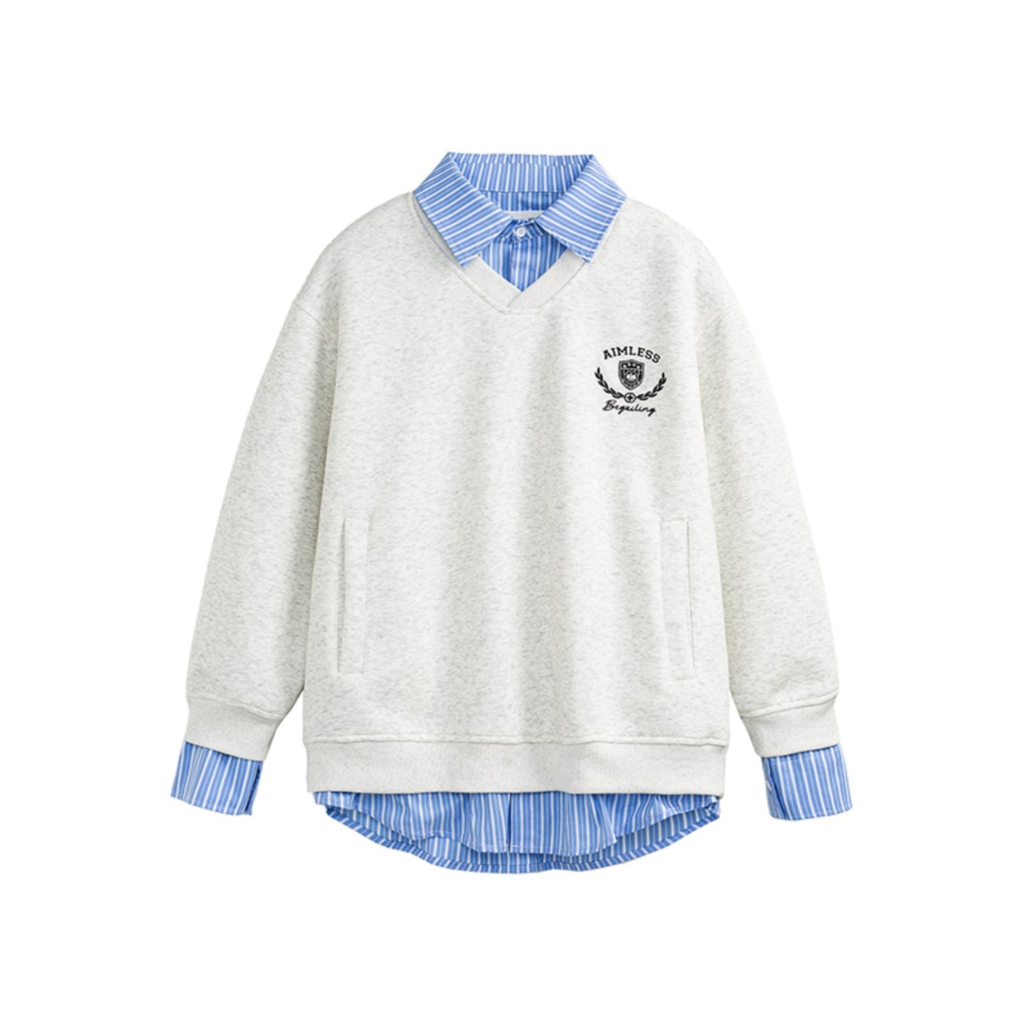 Layered Polo Collar Tops