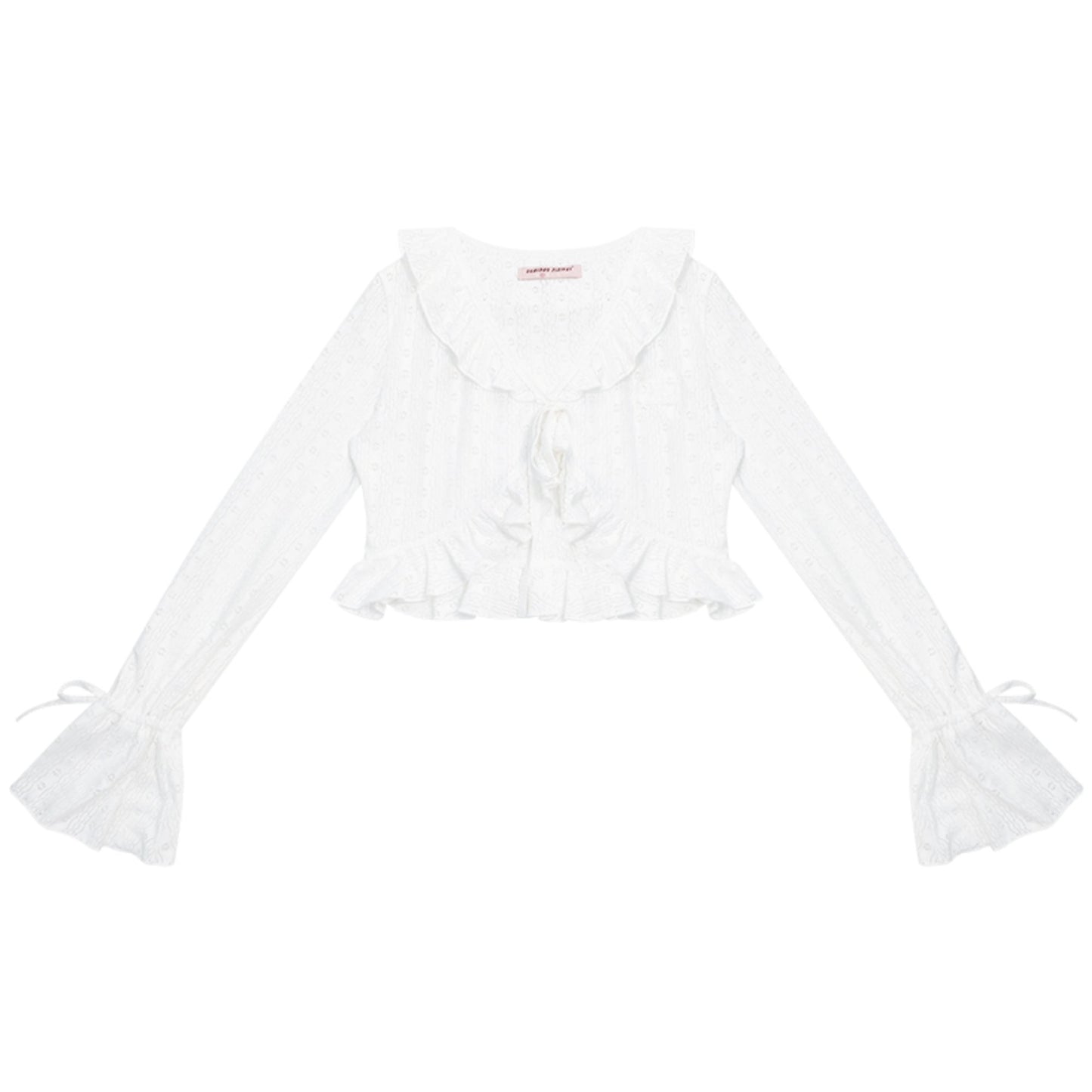 Lace Flare Sleeve Cardigan