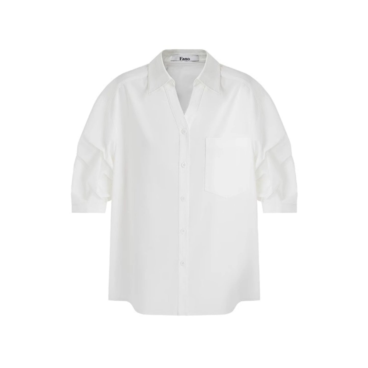 Chic V-Neck Cropped Summer Shirt