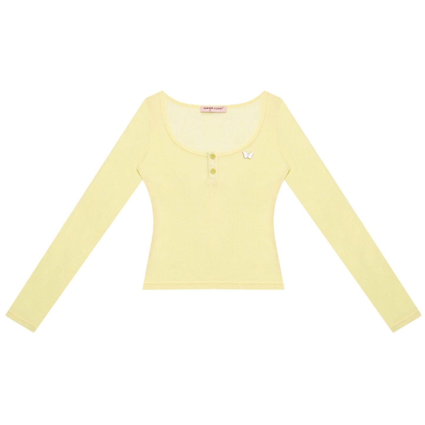 Retro Yellow Knit Top
