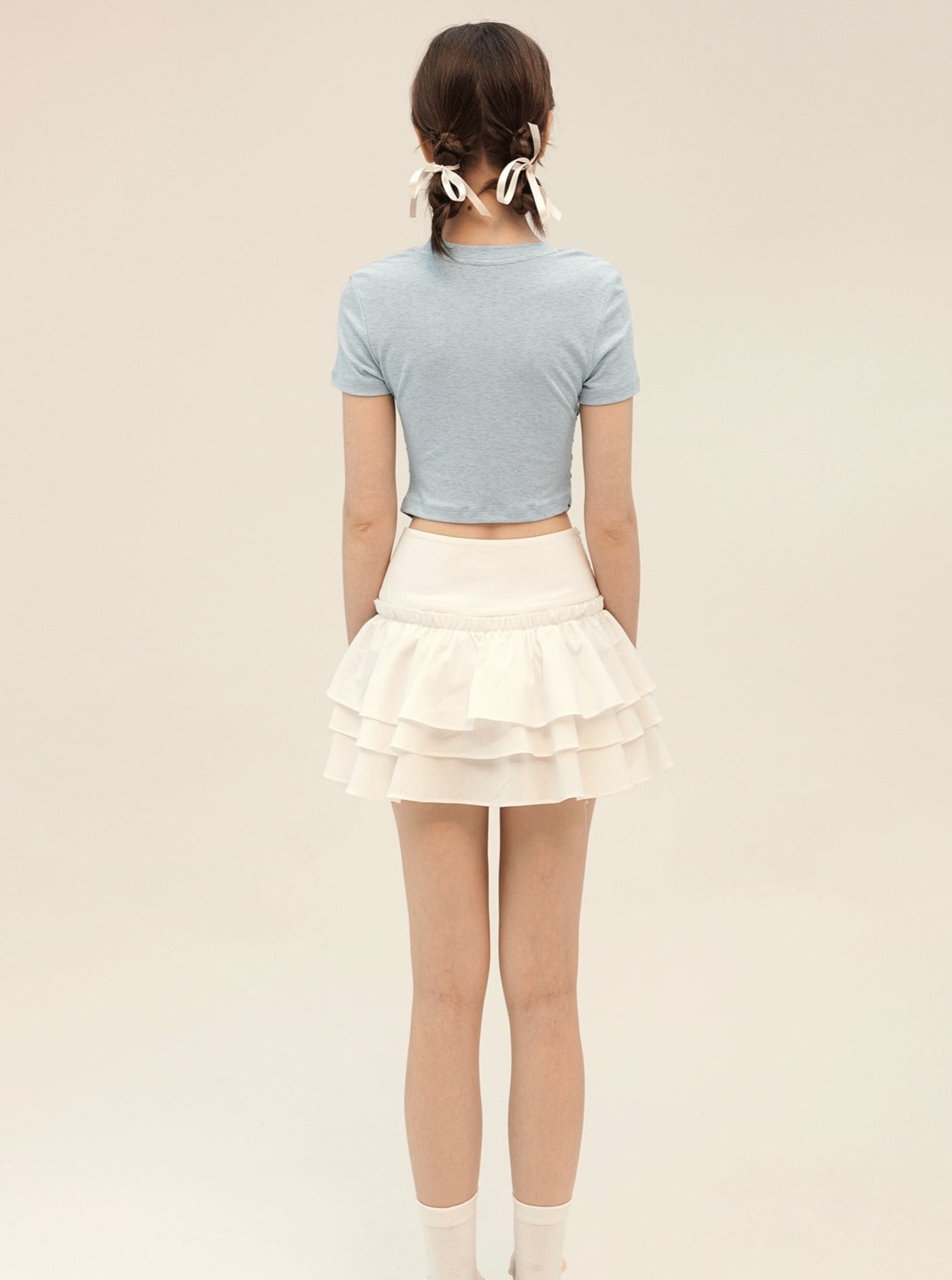 Vintage Embroidery Slim T-Shirt