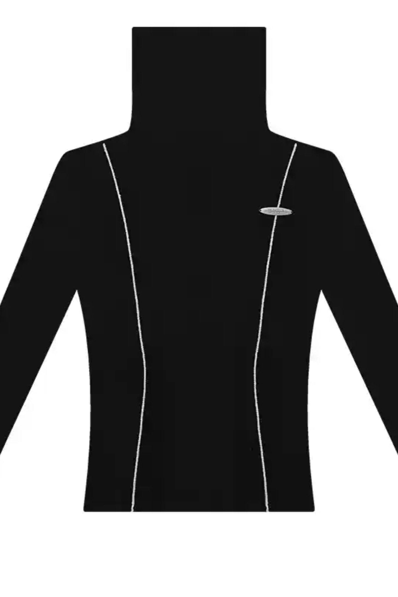 Haut de base en tricot ajusté empilé