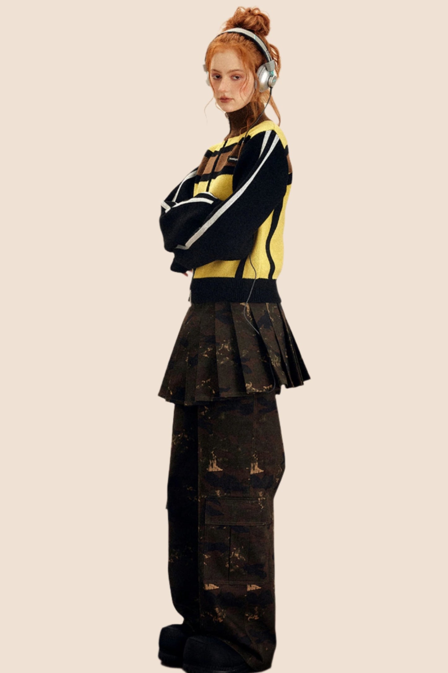 Slim Fit Contrast Stitch Cardigan