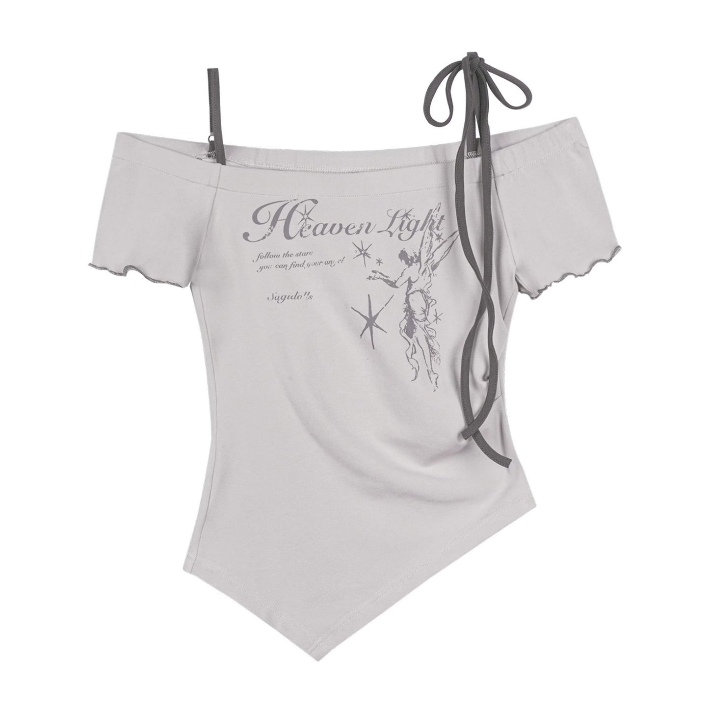 Angel Asymmetrical Summer Top