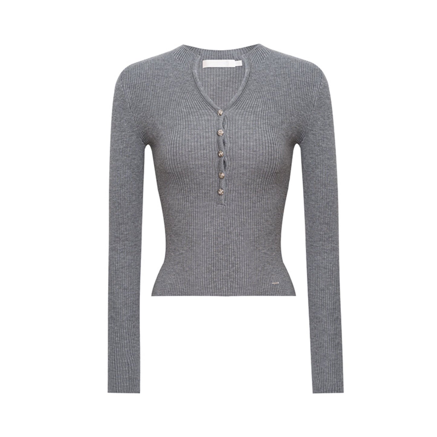 V-Neck Romantic Knit Tee