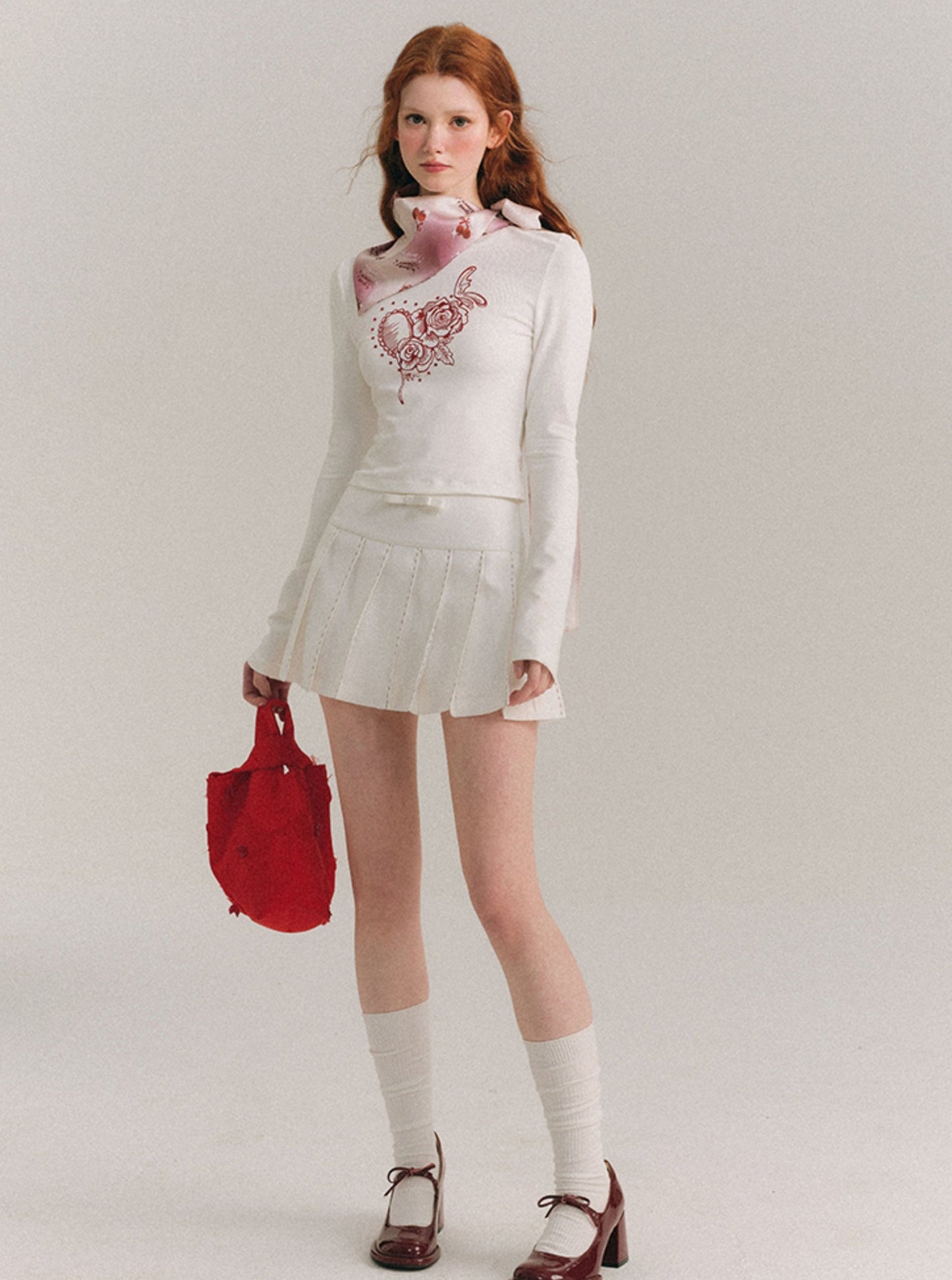 Diamant Rosen Babes Kurzarm T-Shirt