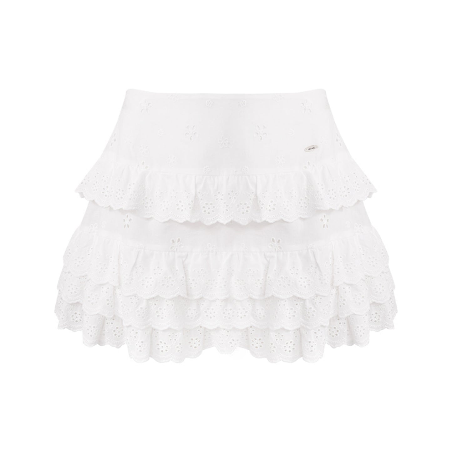 Floral Lace Cake Skirt