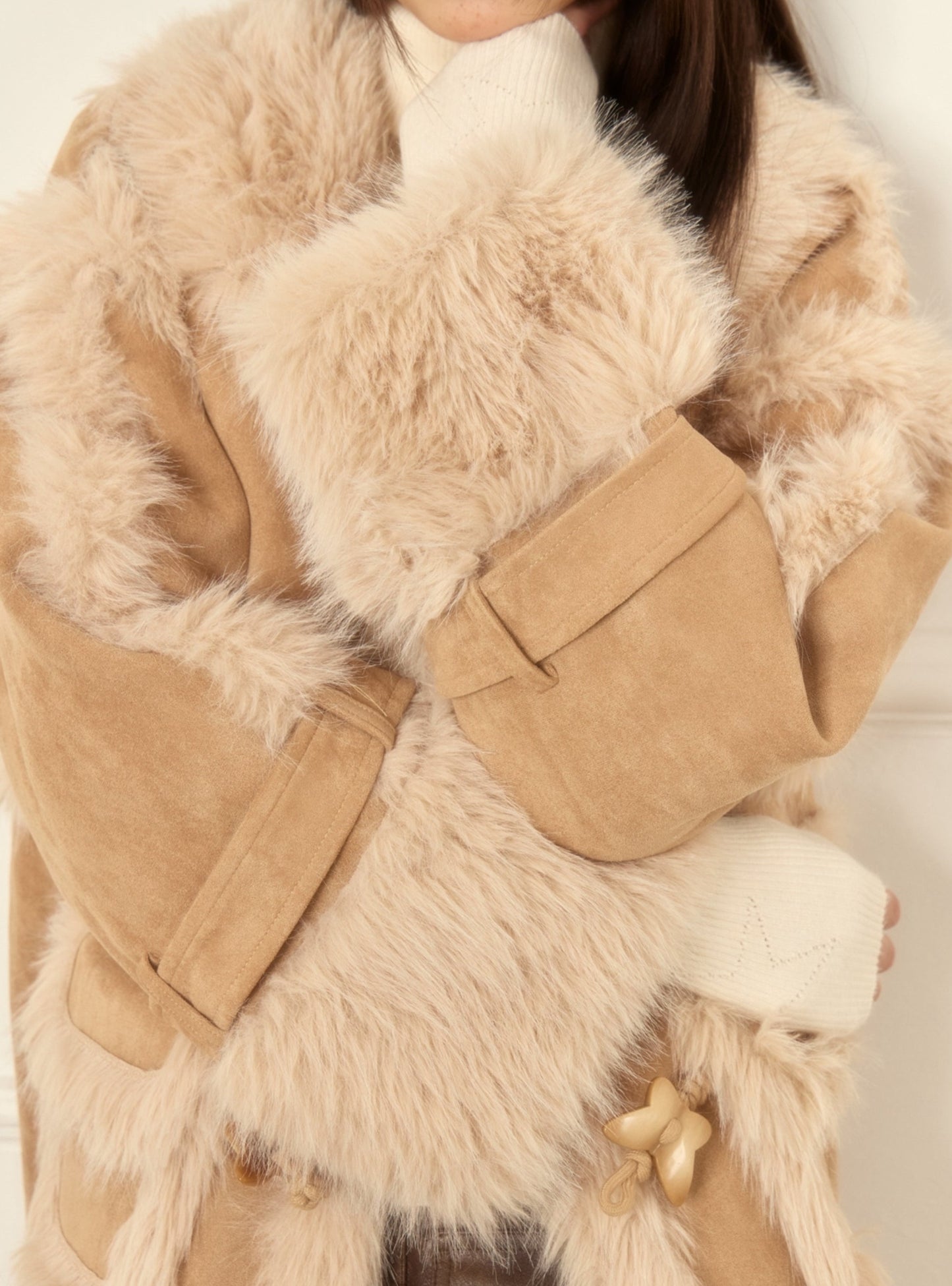 빈티지 가스 두꺼운 긴 재킷