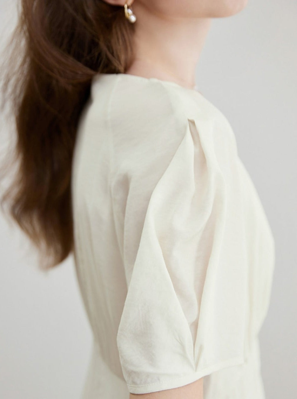 Small V-Neck Waist Dress