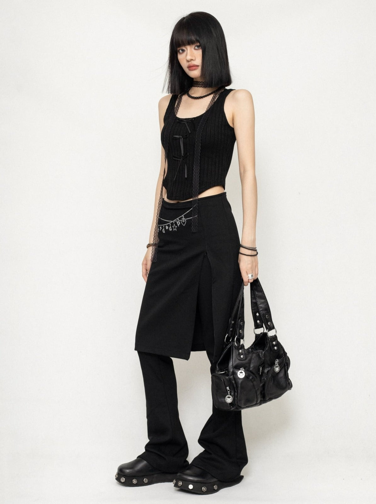 블랙 보우 달콤하고 매운 탑