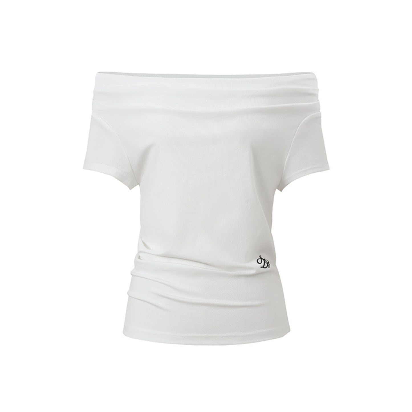 Pleat-Waist Short Sleeve T-Shirt