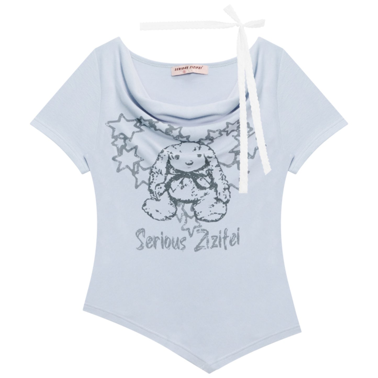 Vintage Curved Hem T-Shirt