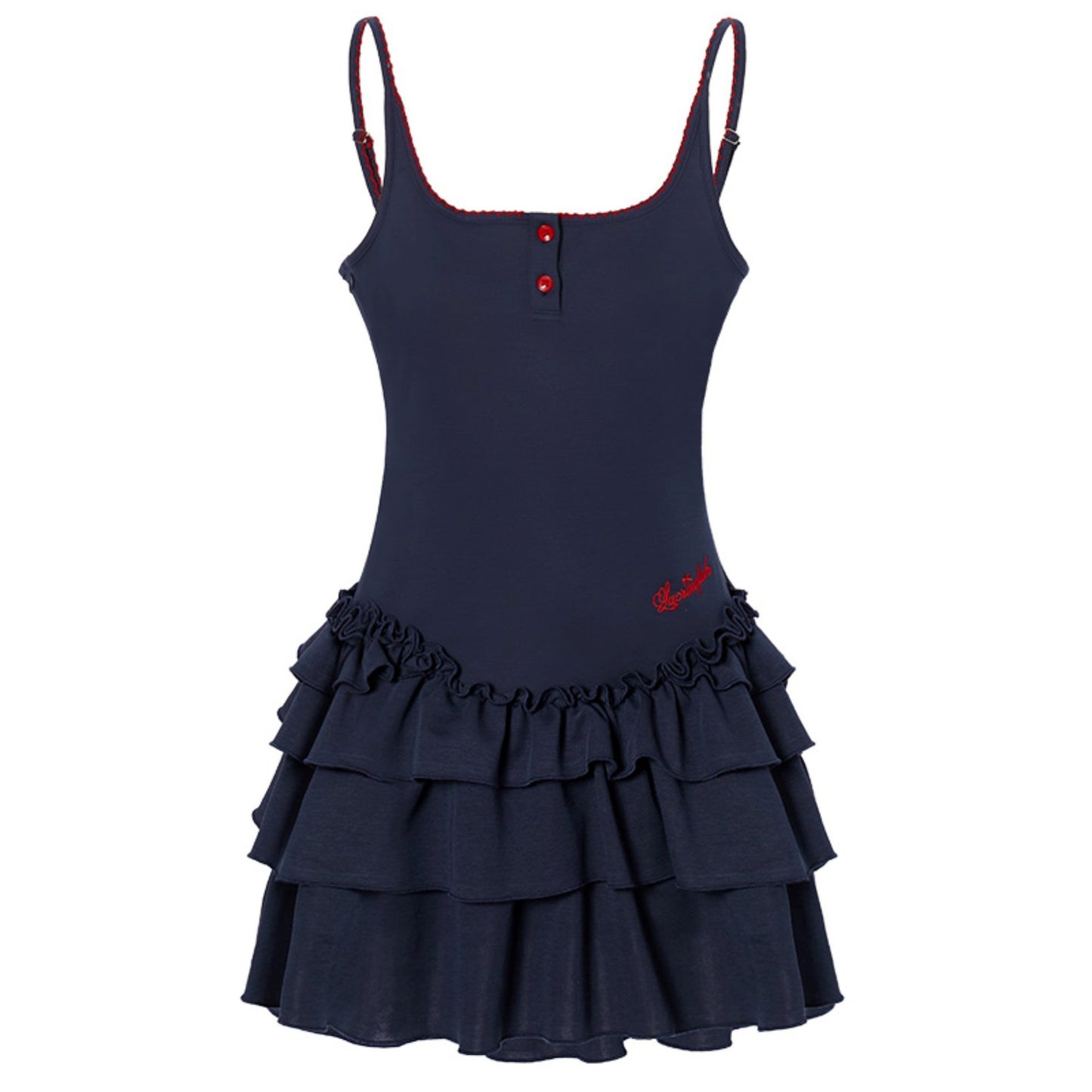 Sweet Ruffle Halter Dress