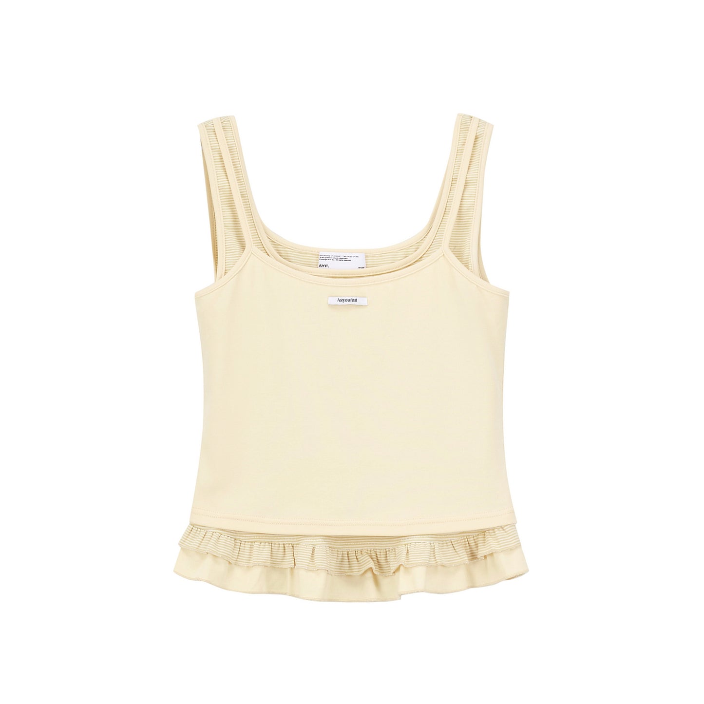 Short Stripe Vest Top