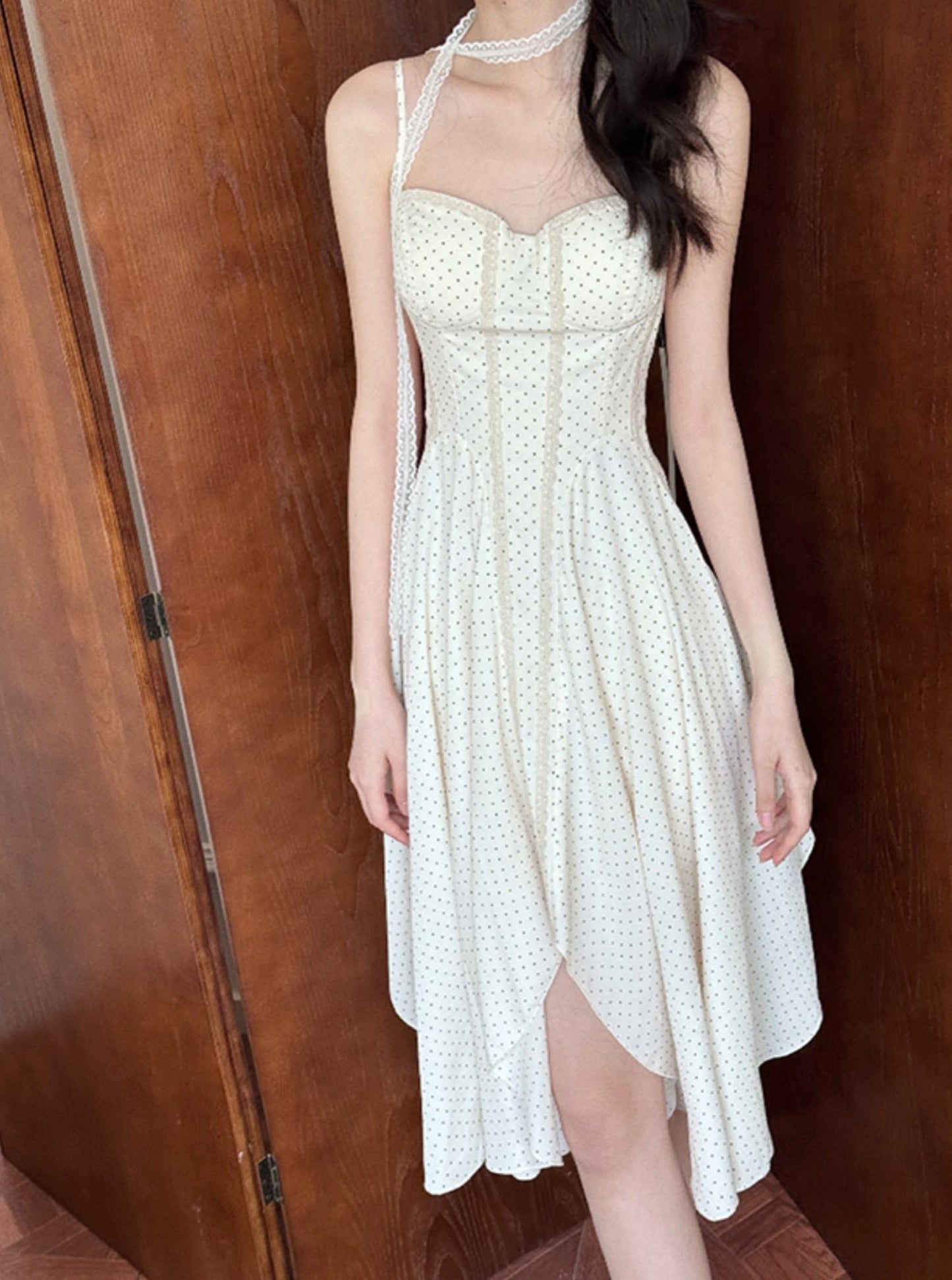 French Lace Bandeau Dress