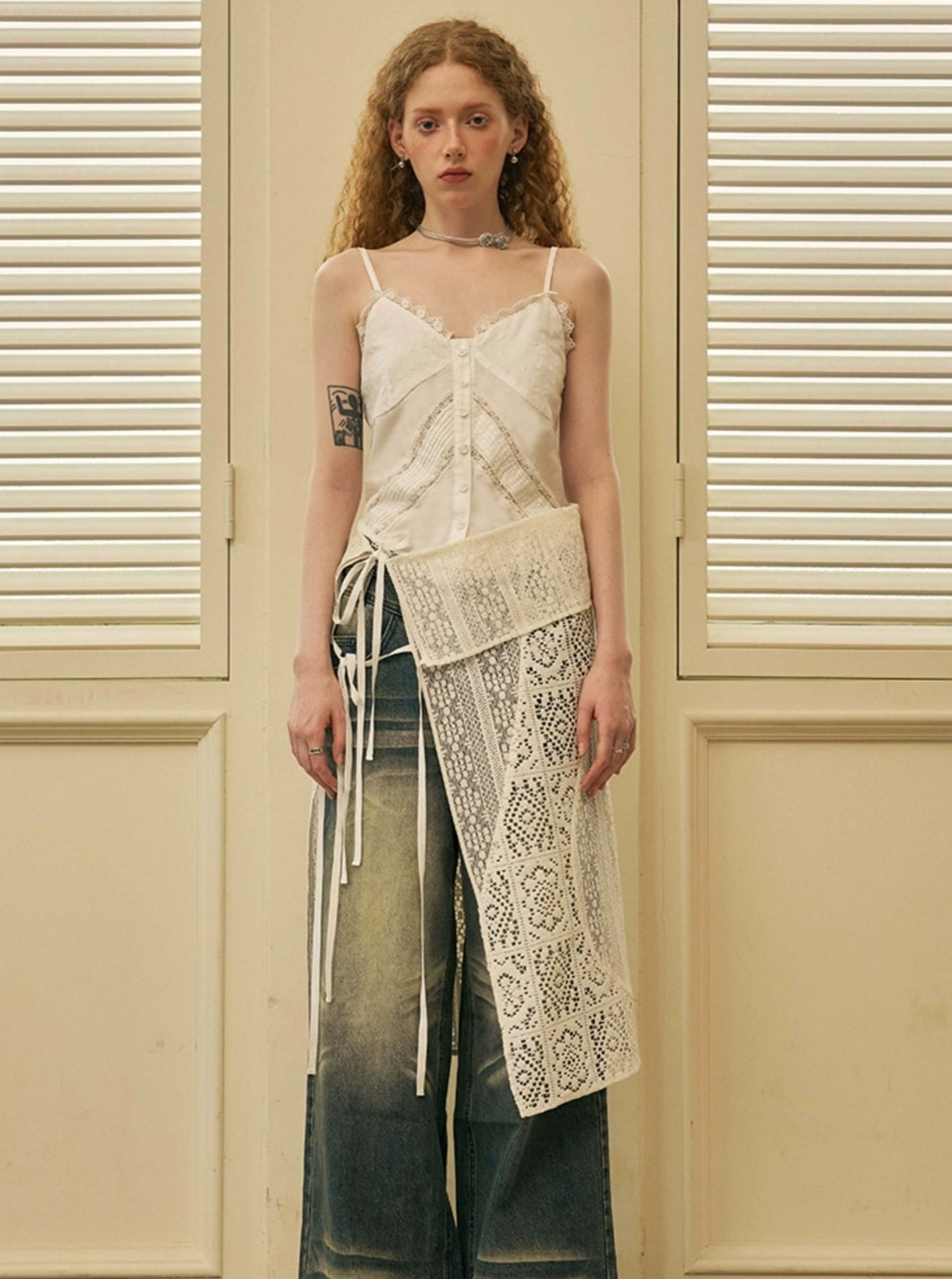 Geometric Patchwork Skirt