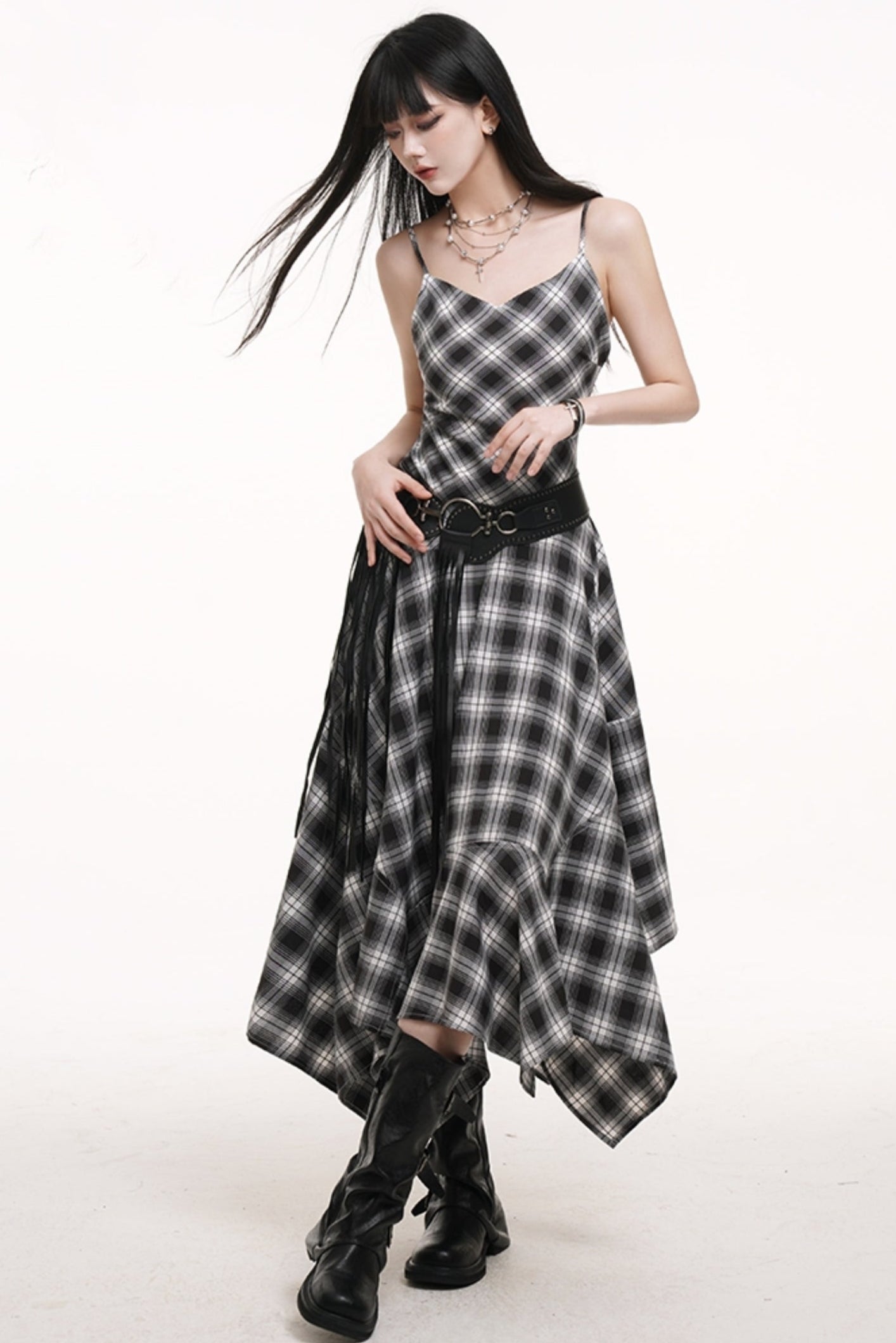 Black & White Seaside Chic Dress