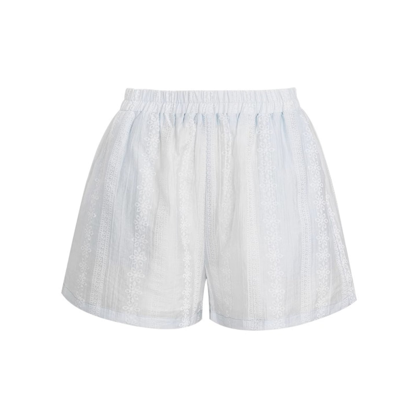 Beaded Tencel Boho Chic Ensemble Shorts