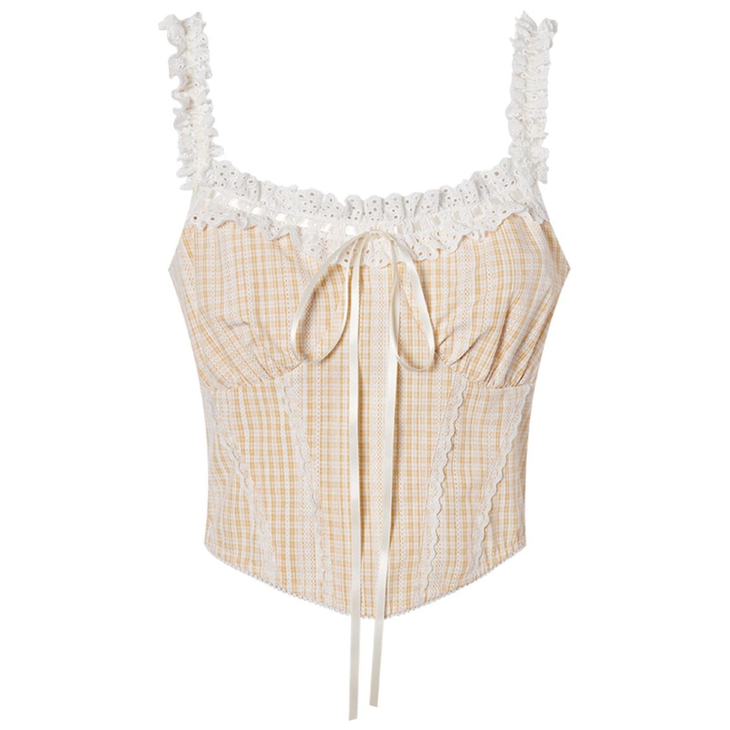 Lace Pleated Camisole