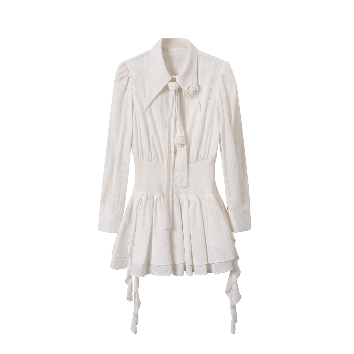 Floral Tie Waist Dress