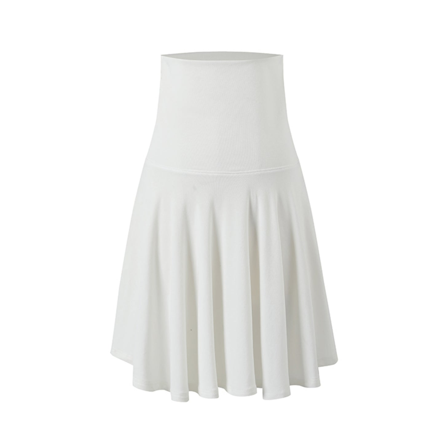 Irregular Striped Tencel Skirt