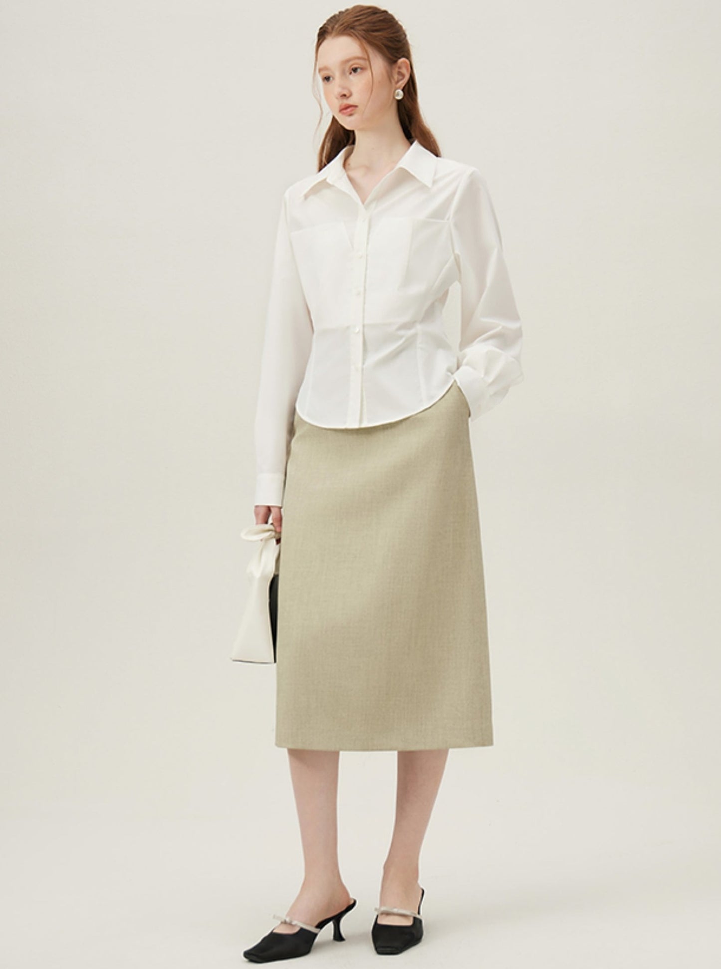 Short Fake Two-Piece Skirt Set-Up