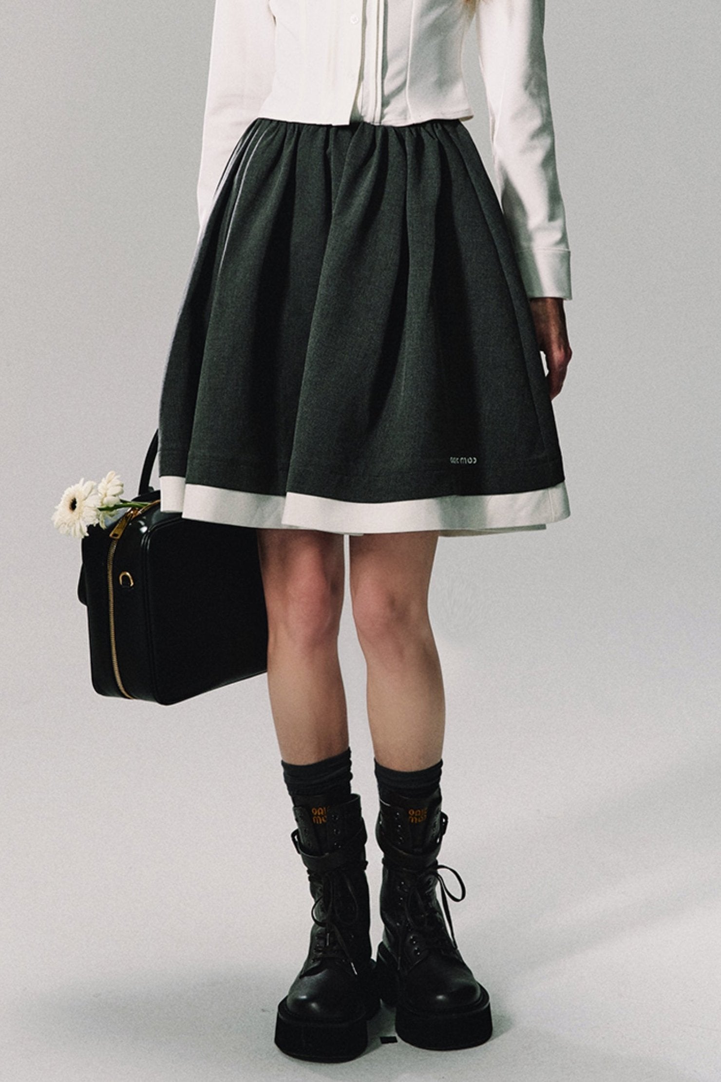 Beige Umbrella Skirt main image 0