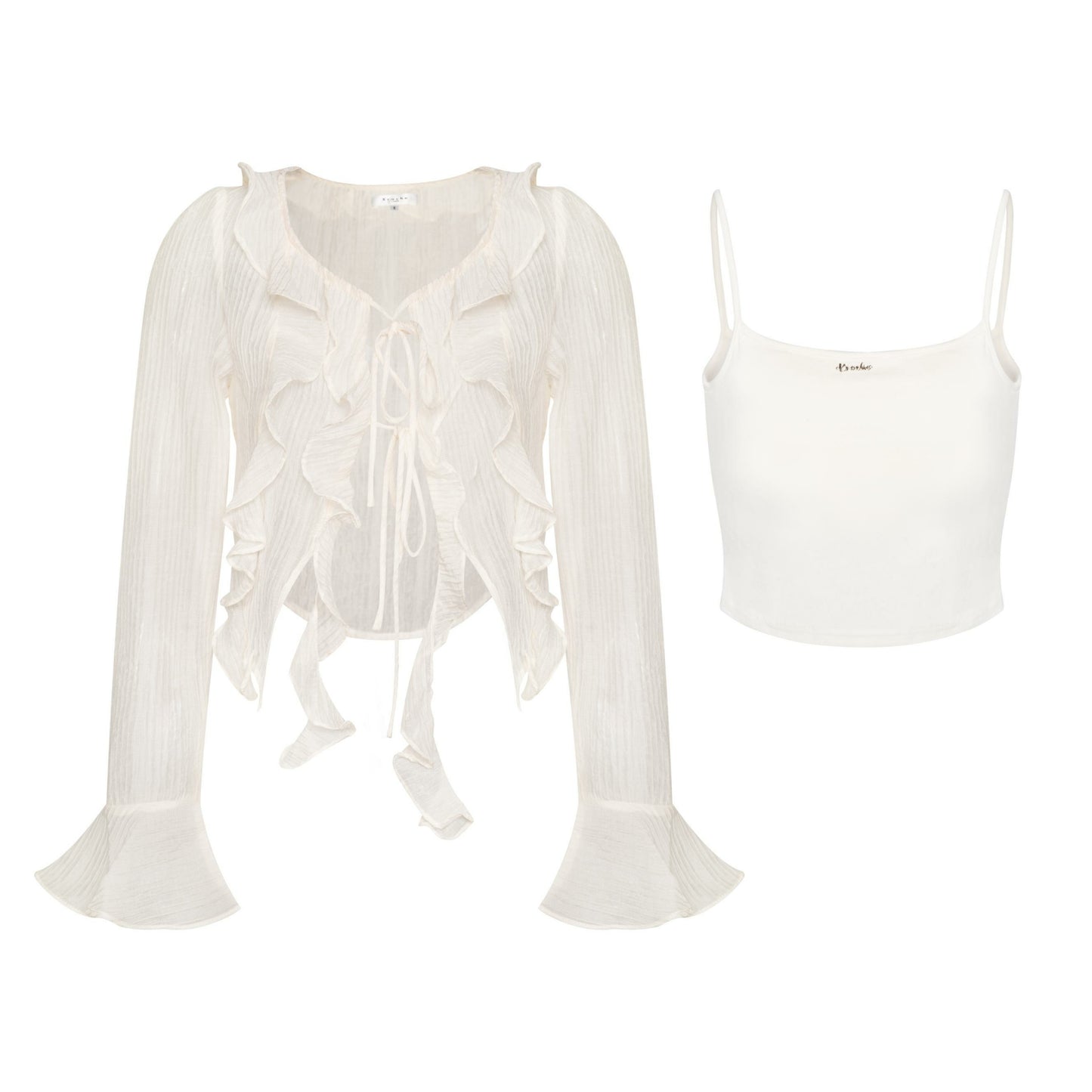 Cropped Two-Piece Cardigan Set