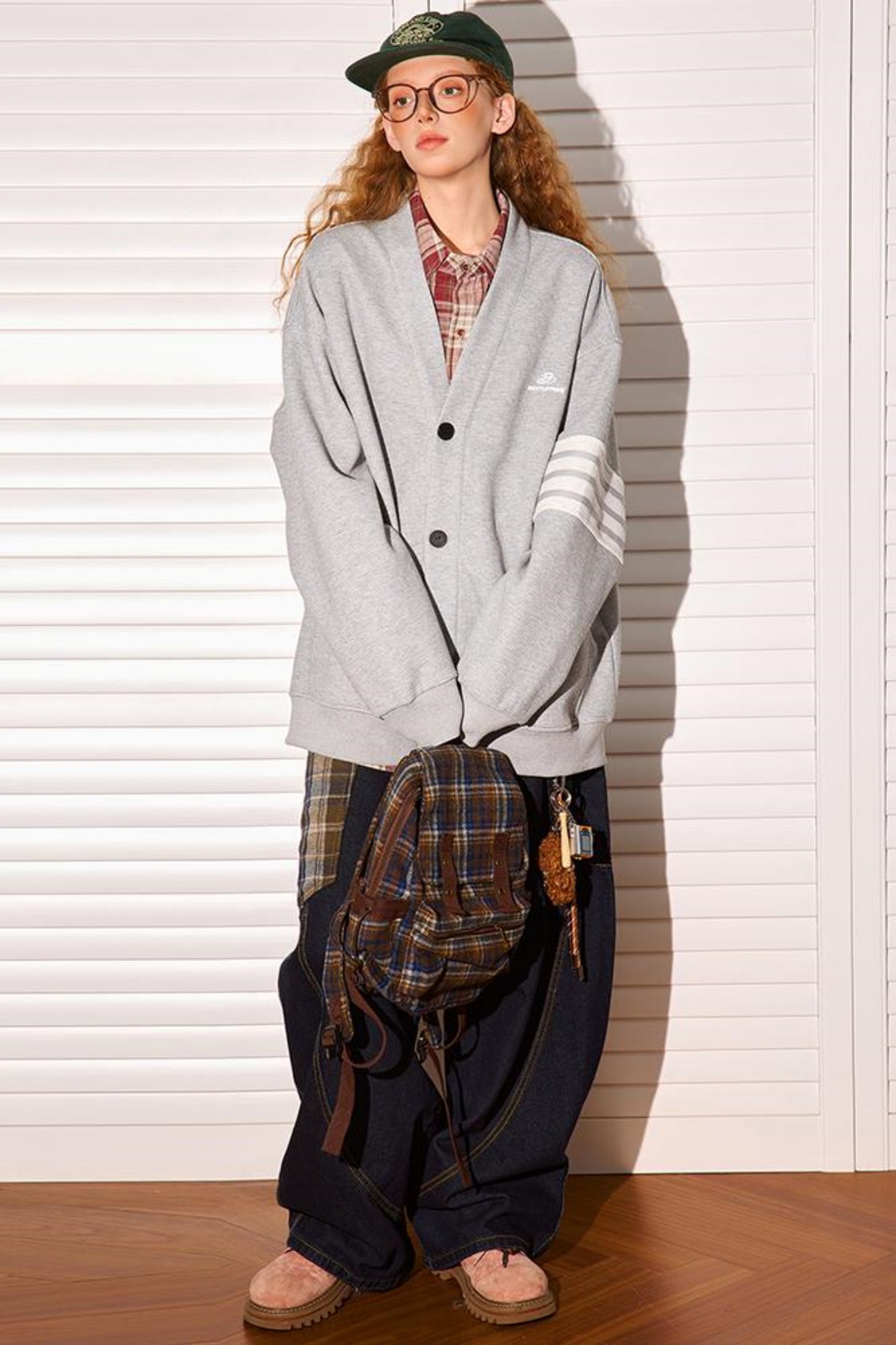 Relaxed Fit Waffle Jacket