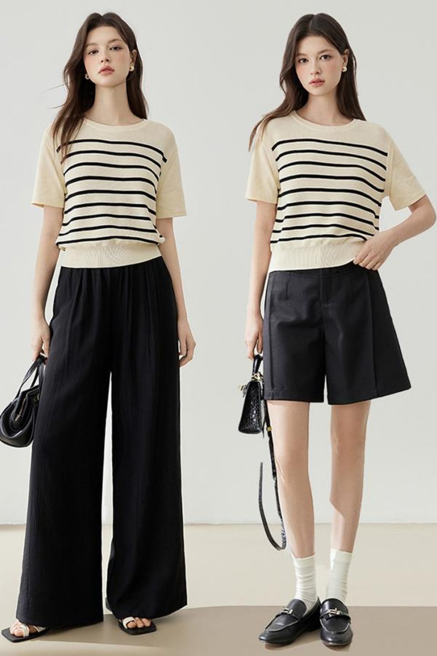 Modern Retro Half Sleeve Knit